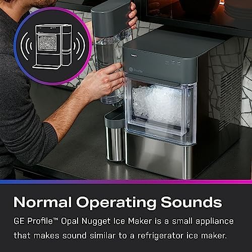 GE Profile Opal 2.0 XL Countertop Nugget Ice Maker Stainless Steel