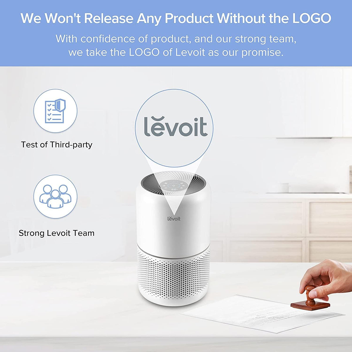 LEVOIT Core 300 HEPA Air Purifier for Bedroom Home, 80m² Coverage, Removes 99.97% Pollen, Dust, Pet Odour & Mould